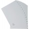 Exacompta - Ref. 1715E - Intercalaires gris en polypropylene recycle avec 15 onglets imprimes numeriques de 1 a  15 - Format a  