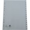 Exacompta - Ref. 1715E - Intercalaires gris en polypropylene recycle avec 15 onglets imprimes numeriques de 1 a  15 - Format a  