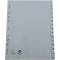 Exacompta - Ref. 1715E - Intercalaires gris en polypropylene recycle avec 15 onglets imprimes numeriques de 1 a  15 - Format a  