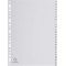 Exacompta - Ref. 1726E - Intercalaires gris en polypropylene recycle avec 26 onglets imprimes alphabetiques de A a  Z - Format a