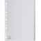 Exacompta - Ref. 1931E - Intercalaires gris en polypropylene recycle avec 31 onglets imprimes numeriques de 1 a  31 - Format a  