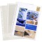 Exacompta - Ref. 3194E - etui carton de 100 pochettes perforees - PVC lisse 8/100e - perforations universelles 11 trous - format