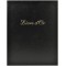Exacompta - Ref. 4711E - 1 Livre d'or cuir Alpille - Format vertical : 27 x 22 cm - Exterieur et dos en cuir - Tranche or avec t