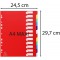 Exacompta - Ref. 4812E - Intercalaires polypropylene rigide opaques avec 12 onglets neutres - Premier index imprime 