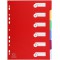 Exacompta - Ref. 4906E - Intercalaires polypropylene rigide opaques avec 6 onglets neutres - Premier index imprime -