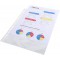 Exacompta - Ref. 5250E - Sachet de 50 pochettes perforees polypropylene lisse 6/100e - perforations universelles 11 trous - form