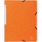Exacompta - Ref. 5564E - 1 Chemise a  elastique sans rabat carte lustree 400gm² - format 24x32 cm - pour A4 - Orange