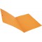 Exacompta - Ref. 5564E - 1 Chemise a  elastique sans rabat carte lustree 400gm² - format 24x32 cm - pour A4 - Orange