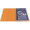 Exacompta - Ref. 5564E - 1 Chemise a  elastique sans rabat carte lustree 400gm² - format 24x32 cm - pour A4 - Orange