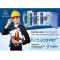 Lot de 10 : Exacompta 5742E Porte vues Krea cover chromaline couverture personalisable en prolypropylene semi rigide pochettes i