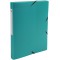 Lot de 8 : Exacompta - Ref. 5960E - Boite de Classement Exabox Dos 25mm polypropylene 7/10e OPAK - A4 - Couleur aleatoire : bleu