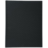Exacompta 6422E Registre 32x25cm ligne foliote 200 pages coloris noir