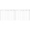 Exacompta 6430E Registre des visites 25 x 32cm 80 pages format horizontal 25 lignes 110 g/m²