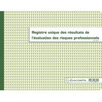 Exacompta 6617E Registre evaluation des risques professionnels 24x32cm 60 feuilles