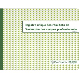 Exacompta 6617E Registre evaluation des risques professionnels 24x32cm 60 feuilles