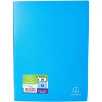 Exacompta 8512E Porte vues OPAK en polypropylene souple mat et opaque avec pochettes interieures legerement grainees 10 pochette