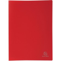 Exacompta 8525E Porte vues OPAK en polypropylene souple mat et opaque avec pochettes interieures legerement grainees 20 pochette