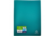 Exacompta - Ref. 8533E - 1 Protege-documents en polypropylene souple OPAK 60 vues / 30 pochettes grainees - A4 - Vert fonce