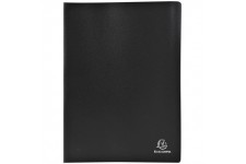 Exacompta - Ref. 8541E - 1 Protege-documents en polypropylene souple OPAK 80 vues / 40 pochettes grainees - A4 - Noir