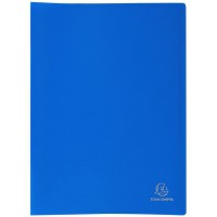 Exacompta - Ref. 8547E - 1 Protege-documents en polypropylene souple OPAK 80 vues / 40 pochettes - A4 - Bleu clair