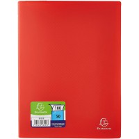 Exacompta - Ref. 8555E - 1 porte vues OPAK en polypropylene souple mat et opaque avec pochettes interieures legerement grainees 
