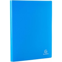 Exacompta - Ref. 8557E - 1 Protege-documents en polypropylene souple OPAK 100 vues / 50 pochettes grainees - A4 - Bleu clair