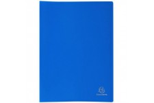 Exacompta - Ref. 8582E - 1 Protege-documents en polypropylene souple OPAK 160 vues / 80 pochettes grainees - A4 - bleu clair