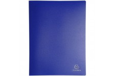 Lot de 12 : Exacompta 8830E Porte vues Opak en polypropylene mat et opaque avec pochettes interieures lisse haute transparence 3