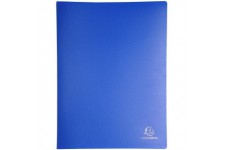 Lot de 8 : Exacompta 8880E Porte vues Opak en polypropylene mat et opaque avec pochettes interieures lisse haute transparence 80