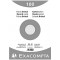 Exacompta 10206E Paquet 100 Fiches Bristol sous Film Blanc Quadrille 5 X 5 Non Perfore 210 X 297 mm