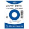 100 fiches bristol sous film - uni non perfore - 74x105mm