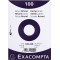 EXACOMPTA 10509E Paquet 100 fiches sous film - bristol uni non perfore - 105x148mm Blanc