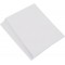 EXACOMPTA 10509E Paquet 100 fiches sous film - bristol uni non perfore - 105x148mm Blanc