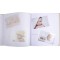 Exacompta - Ref. 12203E - 1 Album photos livre 60 pages blanches Piloo - 29x32 cm - couverture en papier gaufre motif "petits pi
