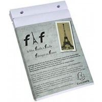 Exacompta - Ref. 12214E - Paquet de 5 Recharges de bureau FAF - dimensions 21/13,5 - format N°4 UNI -