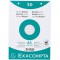 EXACOMPTA 12608E Paquet 50 fiches sous film - bristol quadrille 5x5 perfore 148x210mm Blanc