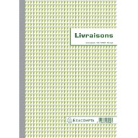 Exacompta 13162E Manifold Livraisons 29,7x21cm dupli autocopiants 50 feuillets