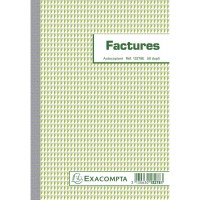 Exacompta 13278E Manifold Factures 21 x 14,8 cm 50 feuillets Dupli autocopiants