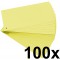 EXACOMPTA 13425B Paquet de 100 fiches intercalaires perforees 180g papier recycle Forever unies a l'italienne 10,5 