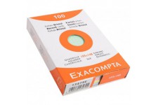 EXACOMPTA 13479E etui refermable de 100 fiches - bristol quadrille 5x5 105x148mm Couleurs aleatoires