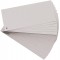 EXACOMPTA 13485B Paquet de 100 fiches intercalaires perforees 180g papier recycle Forever unies a  l'italienne 10,5 cm x 24 cm p