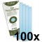 EXACOMPTA 13515E Paquet de 100 fiches intercalaires trapezoidales perforees 180g papier recycle Forever unies a l'it