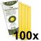 EXACOMPTA 13525E Paquet de 100 fiches intercalaires trapezoidales perforees 180g papier recycle Forever unies a l'it