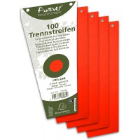 EXACOMPTA 13526E Paquet de 100 fiches intercalaires trapezoidales perforees 180g papier recycle Forever unies a  l'italienne 10,