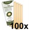 EXACOMPTA 13525E Paquet de 100 fiches intercalaires trapezoidales perforees 180g papier recycle Forever unies a l'it