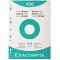 Exacompta - Ref. 13606E - etui de 100 fiches - bristol quadrille 5x5 perfore 210x297mm - Blanc