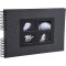 Exacompta - Ref. 16241E - Album Photos a  Spirales Passion noir- 150 photos - 50 Pages Noires - Format 32 x 22 cm - Album deco p