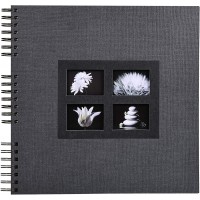 Exacompta - Ref. 16841E - Album Photos a  Spirales Passion noir - 360 photos - 60 Pages Noires - Format 32 x 32 cm - Album deco 