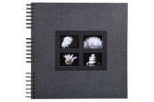 Exacompta - Ref. 16841E - Album Photos a  Spirales Passion noir - 360 photos - 60 Pages Noires - Format 32 x 32 cm - Album deco 