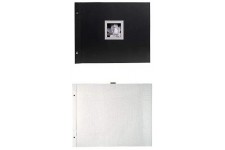 Exacompta 16944E - Album Photos a  Vis Rechargeable Ceremony - 40 Pages Noires - 160 Photos - 37 x 29 cm - Noir + Kitchen Sachet